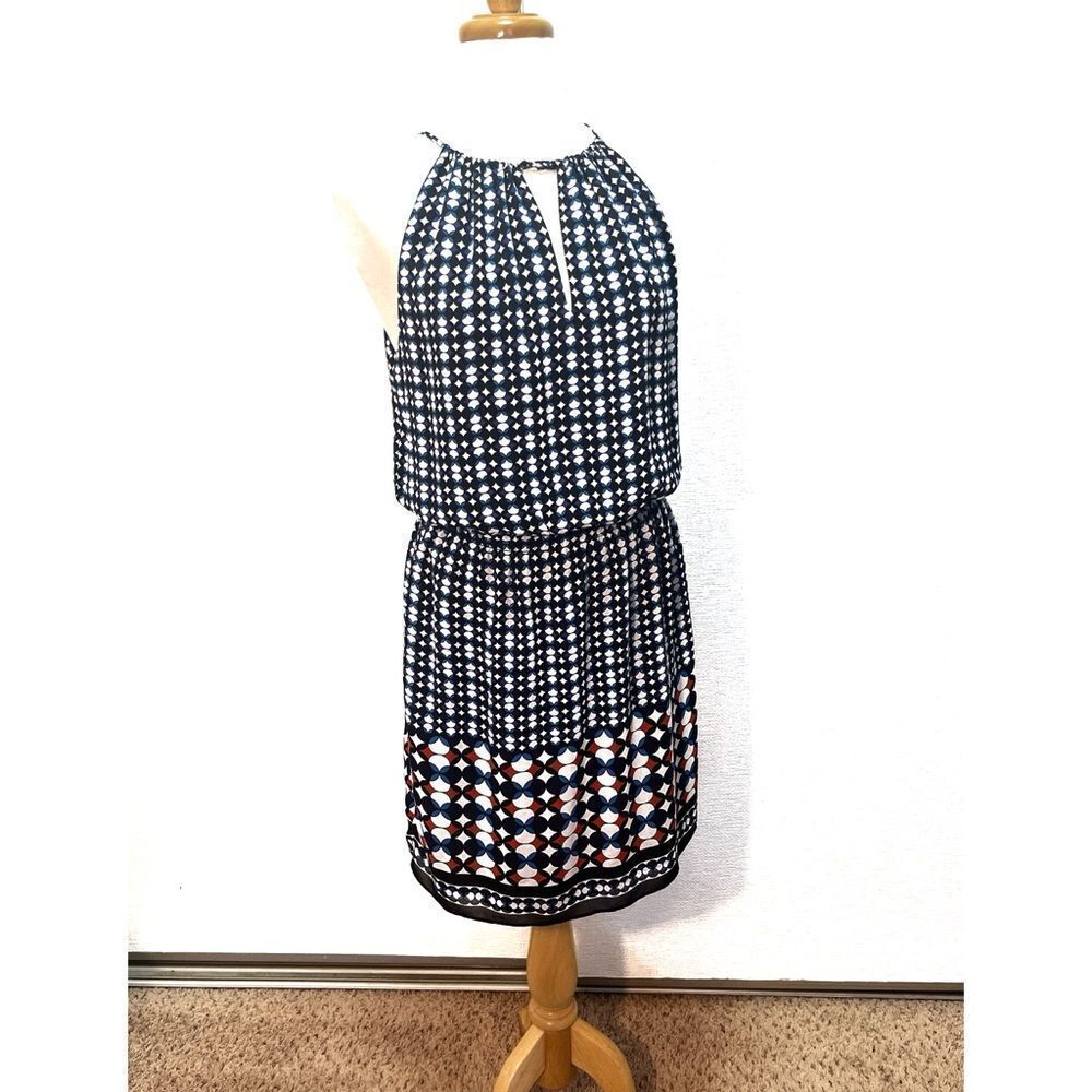 NWOT Max Studio Geometric MIDI Dress